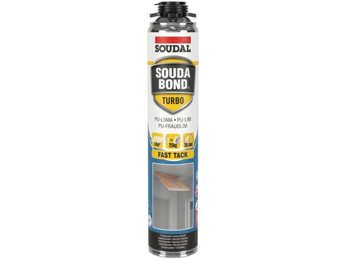 SOUDAL Soudabond Turbo PU Foam Flexible Multi-Purpose Adhesive 750ml 143722