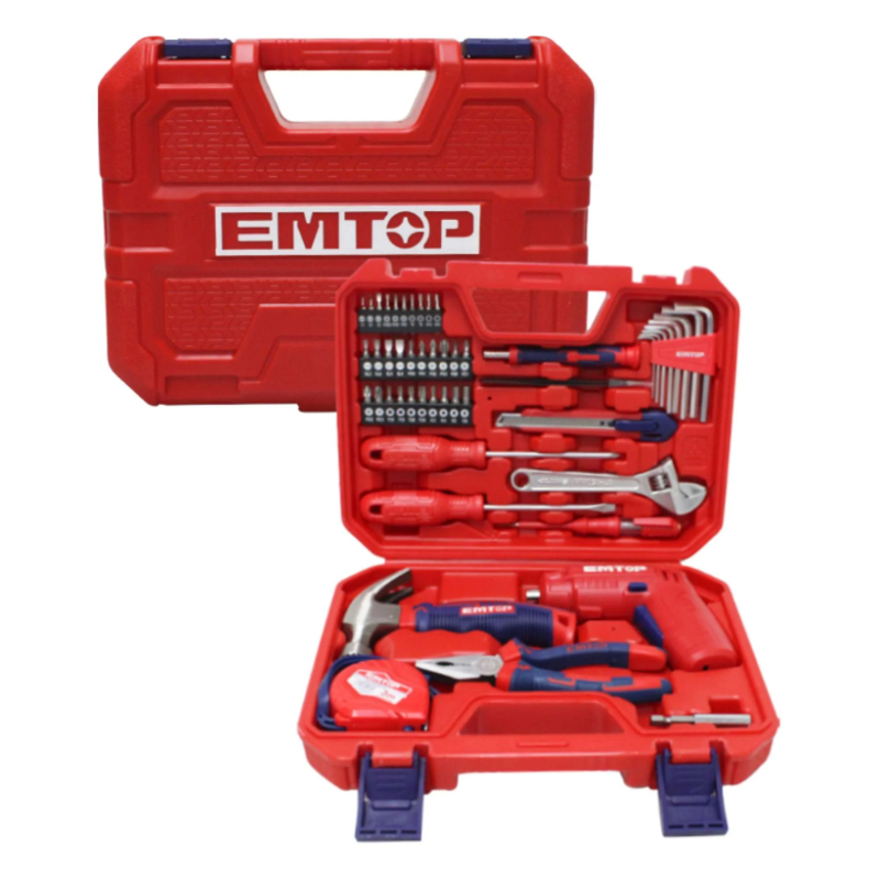 EMTOP Cordless Screwdriver Tools set 50 Pcs, 4V EEDK05001