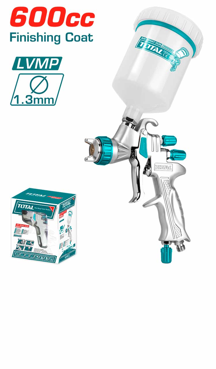 TOTAL Air Spray Gun 600cc TAT10605