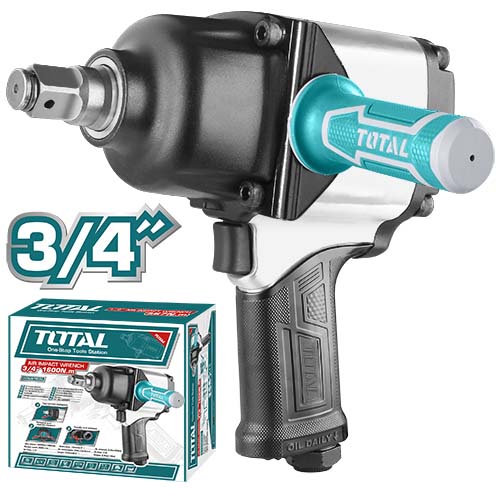 TOTAL Air impact wrench 234mm 3/4 inche 1.600Nm 6.2 bar TAT40342