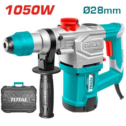TOTAL Electric Drill Rotary Hammer SDS-plus 1050W 28mm 900 RPM 5.0J TH110286