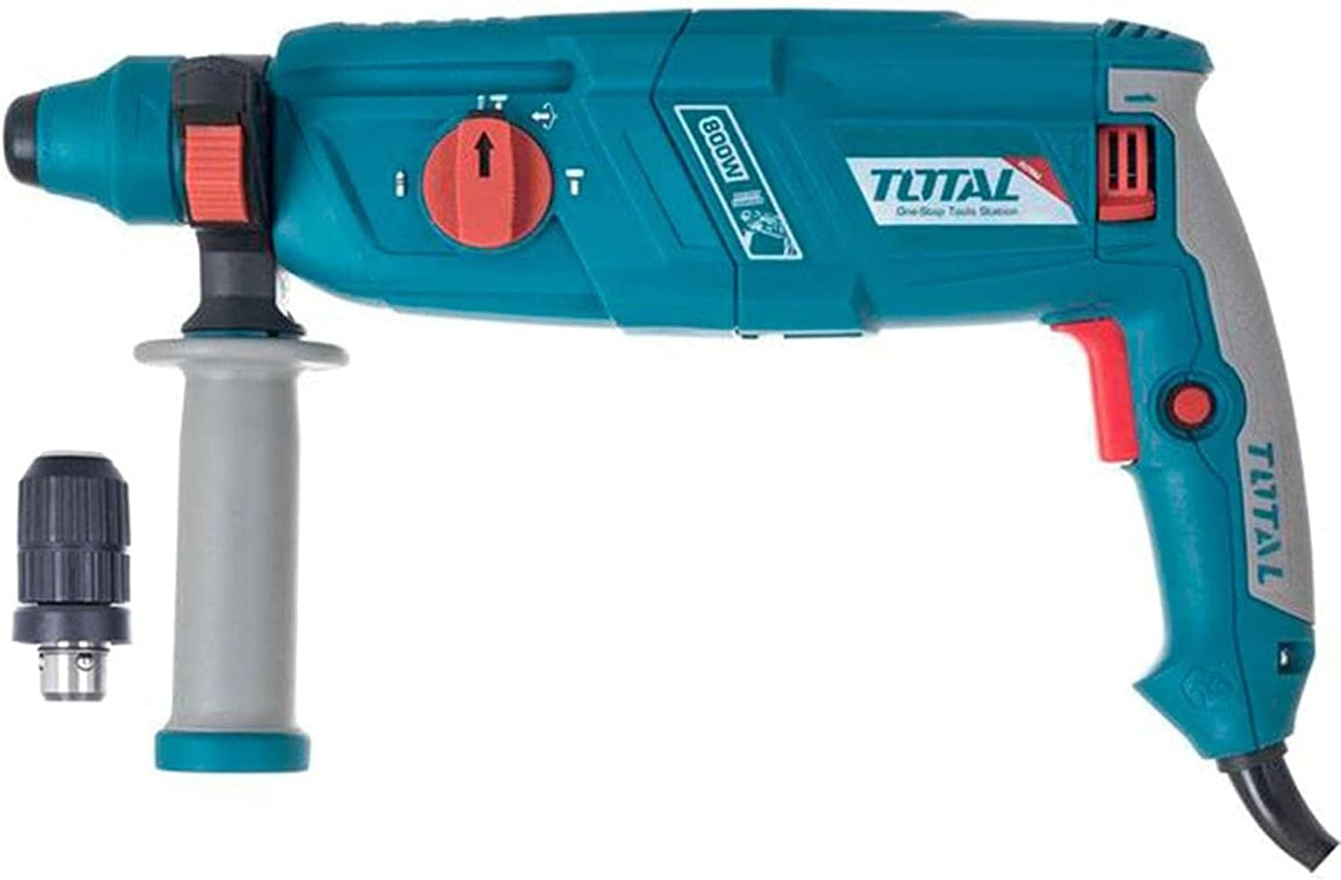 TOTAL Electric Rotary Hammer Drill 800W 26mm SDS-plus 1200Rpm TH308266-2