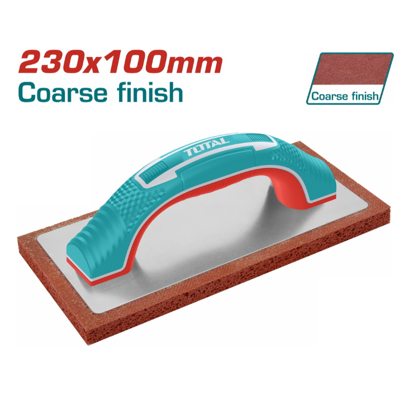 TOTAL Fine Rubber Float 230 × 100mm thickness 15mm THT8320106