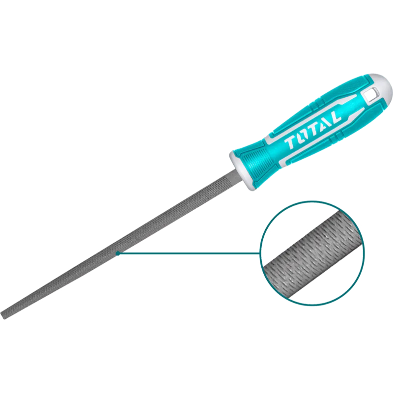 TOTAL Round Steel File 200mm THT91386