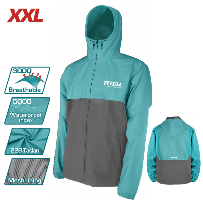 TOTAL Waterproof Jacket XXL TJCTC2282