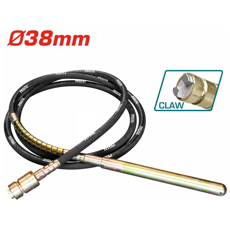 TOTAL Vibrator poker 6m Diameter 38mm TPVP1381