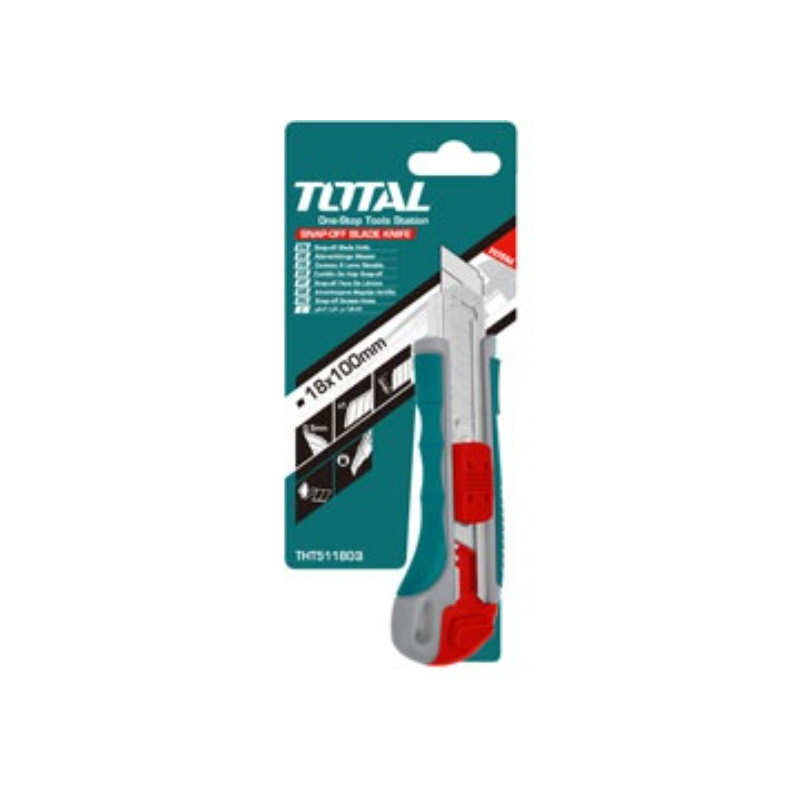 TOTAL Snap-off blade Knife 5 Blades 168mm THT511803