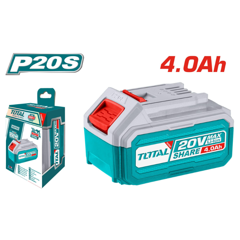 TOTAL Lithium-Ion Battery 20V 4Ah TFBLI2002
