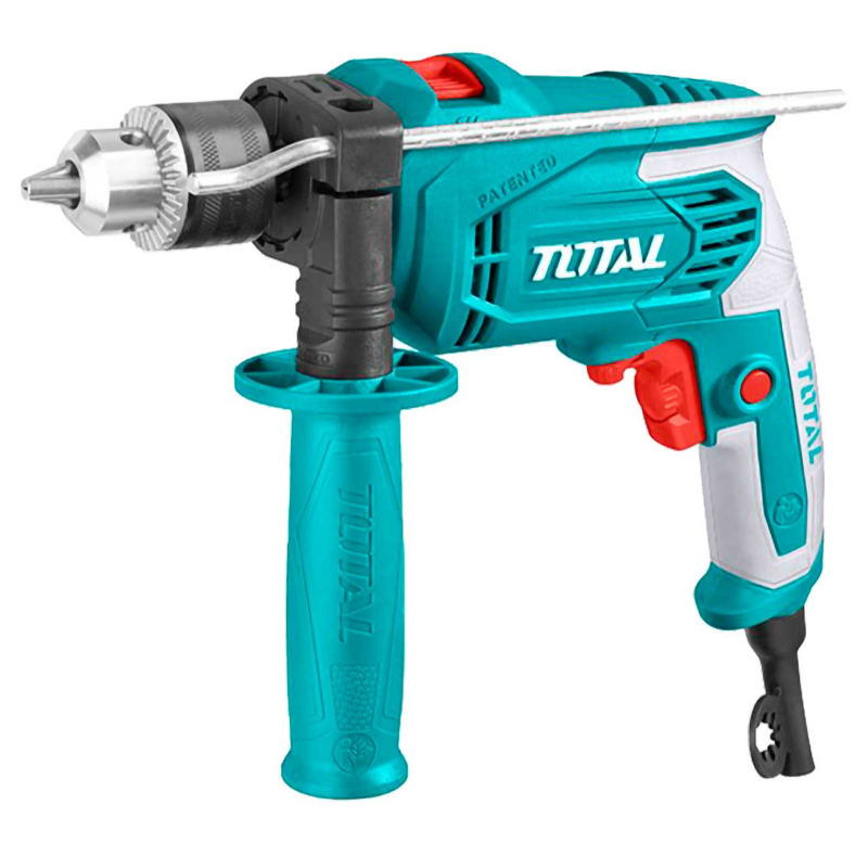 TOTAL Electric Impact Drill 650W Metal drill Chuck 13mm 3000 RPM TG1061336