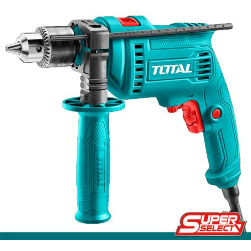 TOTAL Electric Impact Drill Metal Chuck 680W 13mm 3000 RPM TG1061356