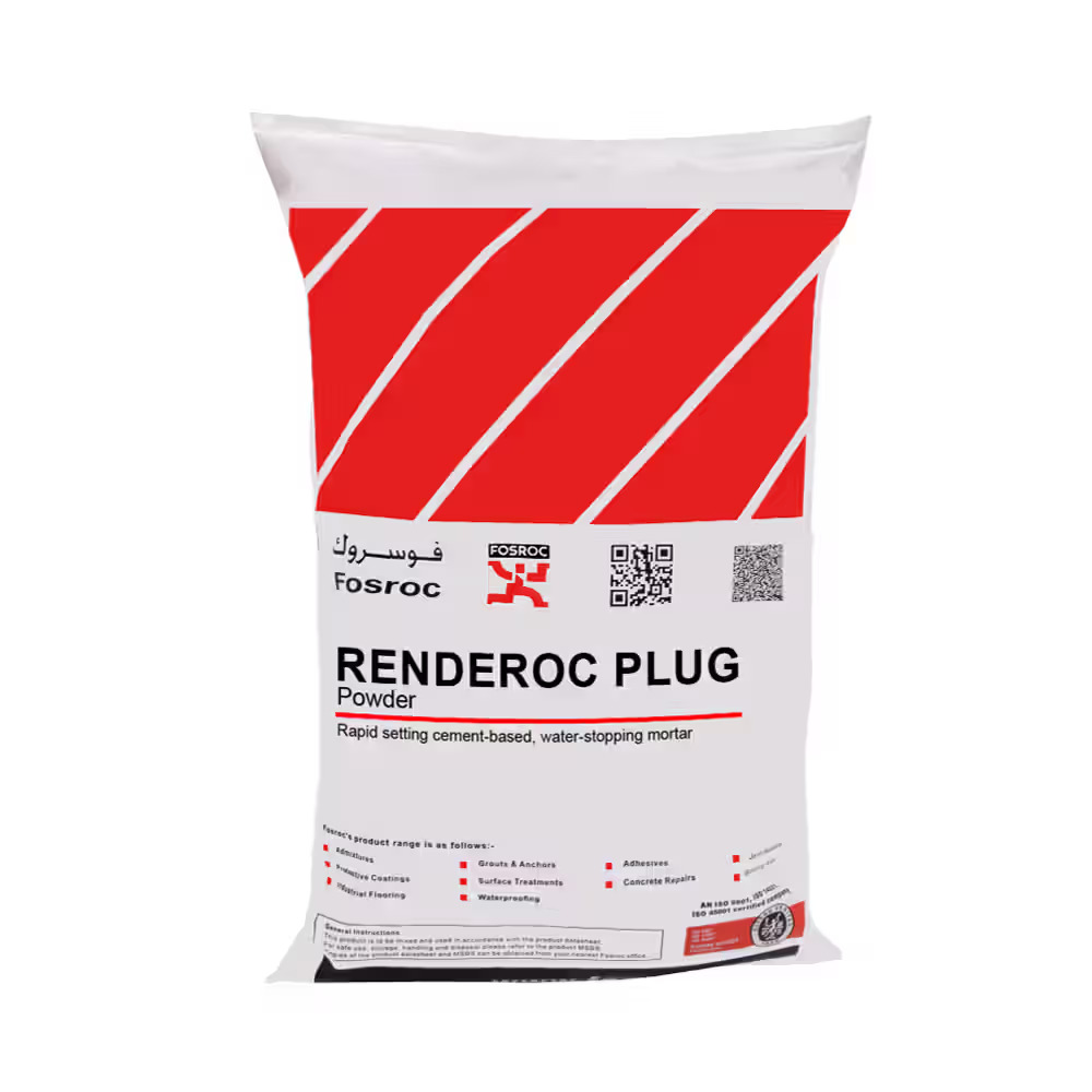 Fosroc Renderoc Plug water-stopping mortar