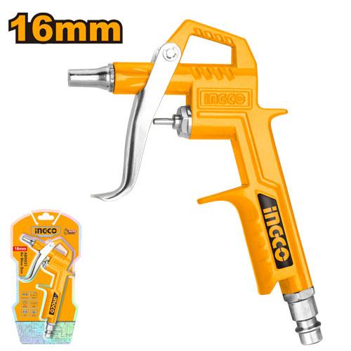 INGCO Air Blow Gun Nozzle length 16mm Pressure Range 2-6.3 bar ABG031