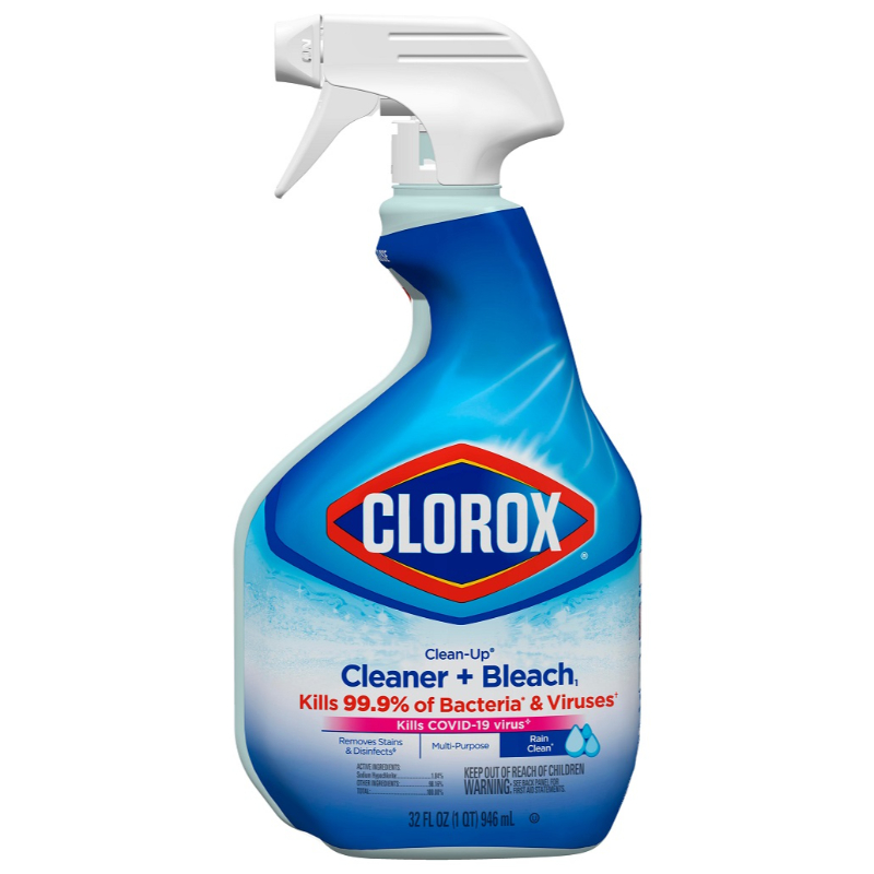 Clorox Clean-Up Cleaner with Bleach, 947ml, Multi-Purpose, Rain Clean Scent 44600300580