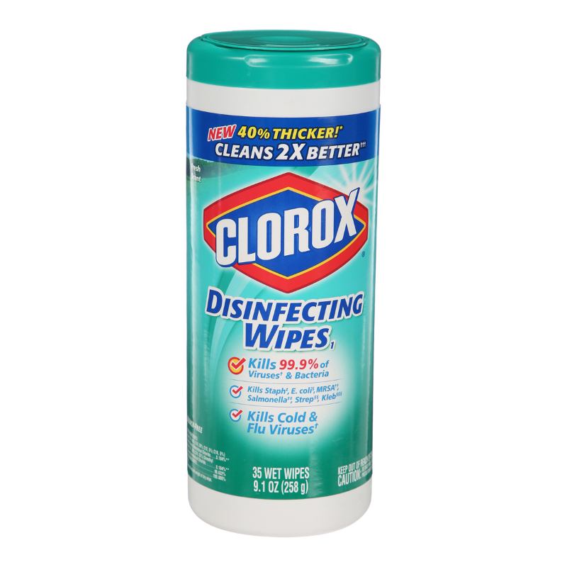 Clorox Disinfecting Wipes, 35 Wet Wipes, Fresh Scent 44600015934