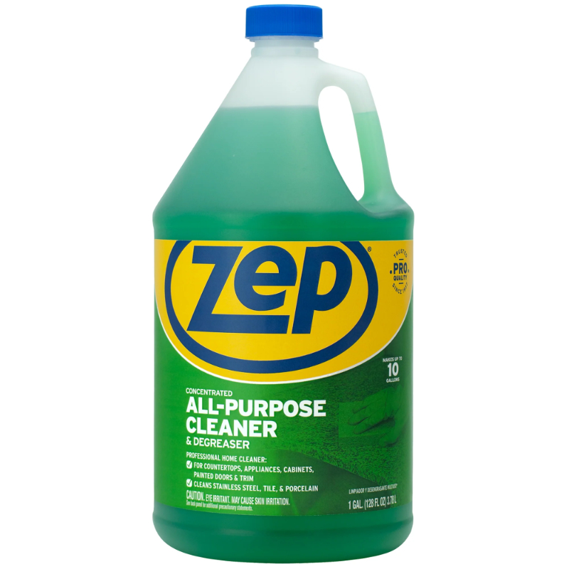 Zep Commercial All Purpose Cleaner and Degreaser Liquid, 3.78 L, Fresh Scent, Concentrated 21709009040