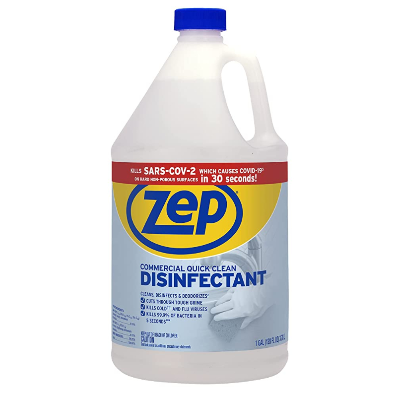 Zep Quick Clean Disinfectant 3.78 L Fresh Scent 21709019056