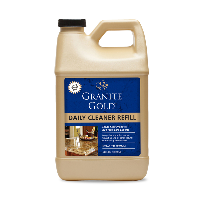 Granite Gold Daily Cleaner Refill, 1.0 L For Granite, Marble, Travertine & Other Natural Stone & Quartz Surfaces 856954000401