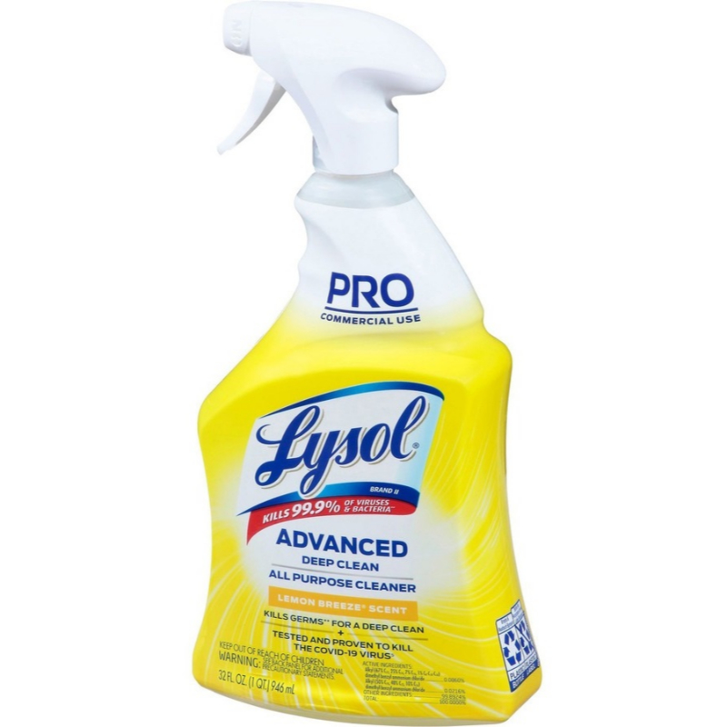Lysol Advanced Deep Clean All Purpose Cleaner, 946 ml. Lemon Breeze Scent 19200003513