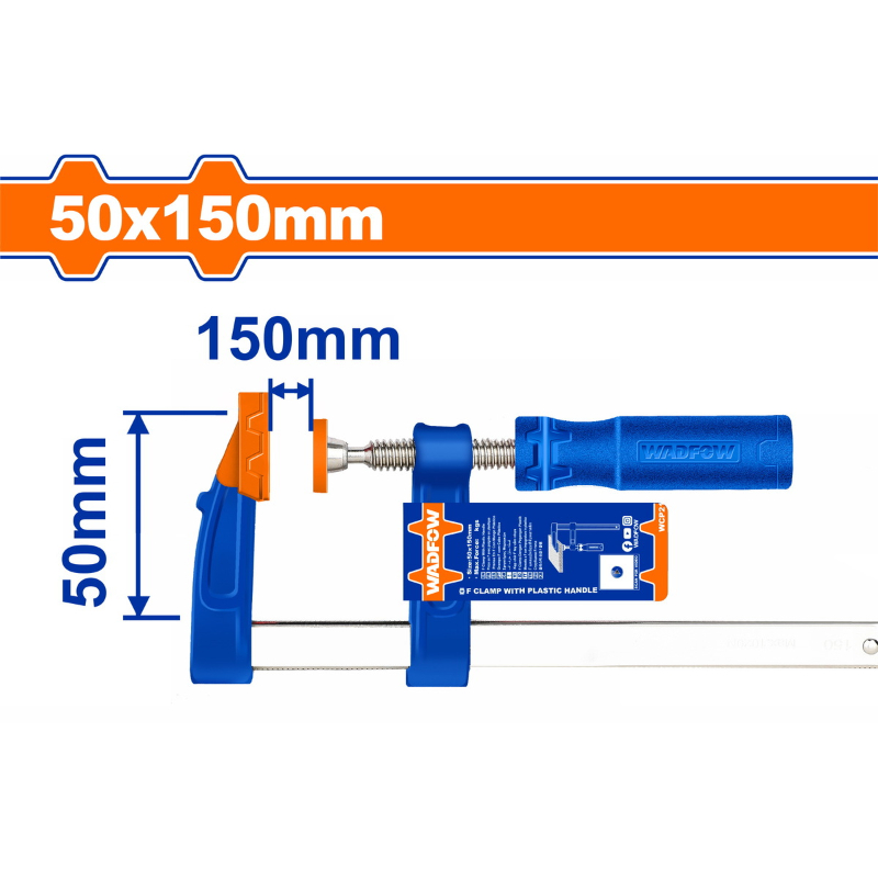 WADFOW F Clamp size: 50 x 150mm WCP2151