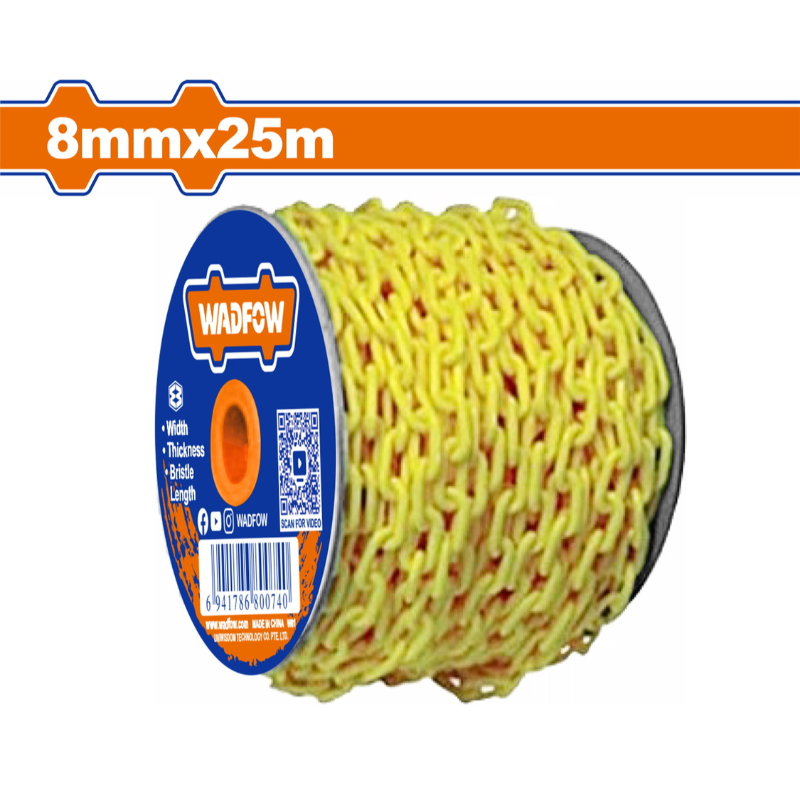 WADFOW Plastic Chain Length 25m Diameter 8mm WYJ6A08