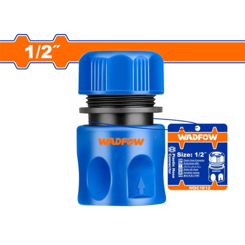WADFOW Plastic Hose Connector 1/2 inche WQC1E12