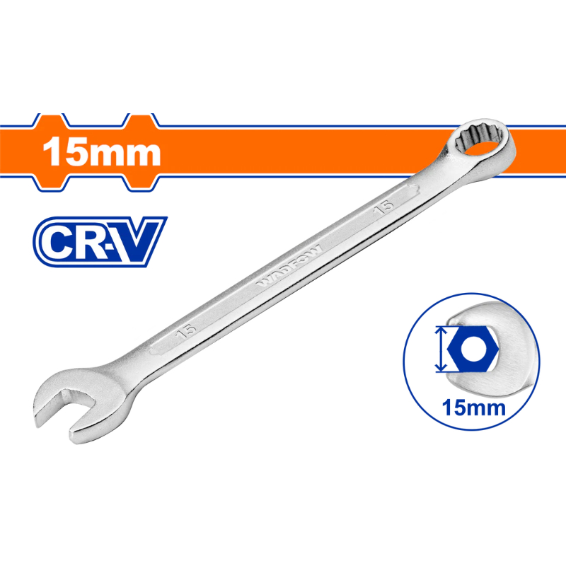 WADFOW Combination Spanner 15mm WSA1115