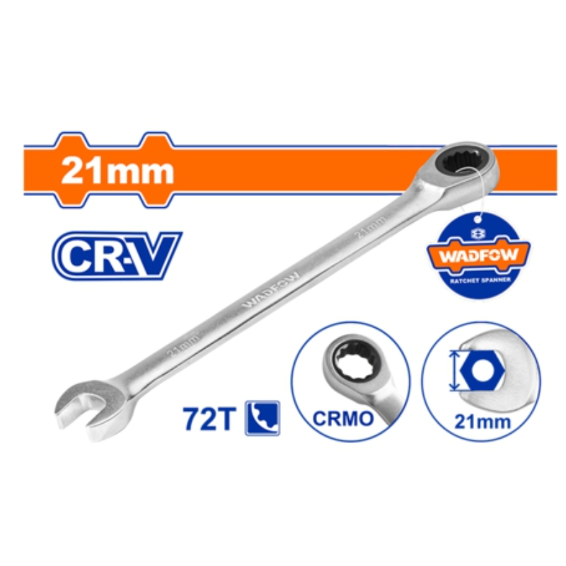 WADFOW Ratchet Spanner 21mm WSA5121