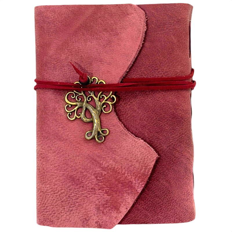 elsa Elsa Handmade Journal Genuine Leather Cover High Quality Thick Kraft Paper Small Size 10x15cm red size: 10x15cm