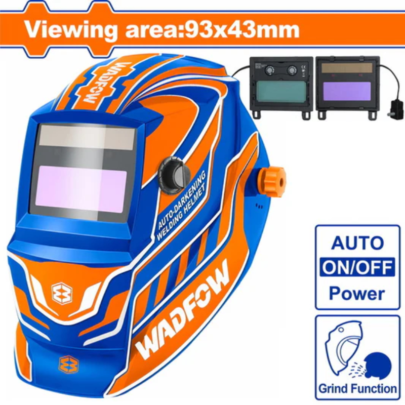 WADFOW Electronic Welding Mask Viewing Area 93 x 43mm WWH3502