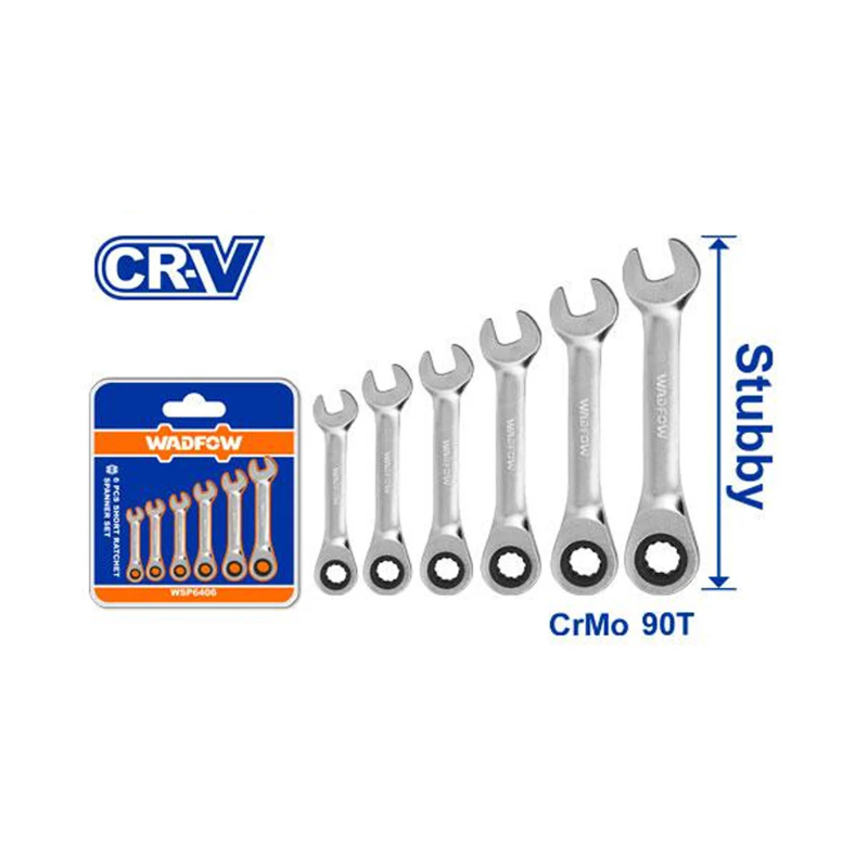 WADFOW Ratchet Driver Set 8-17mm WSP6406