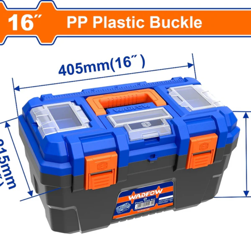 WADFOW Plastic Tool Box 16inch 1.15kg WTB1316