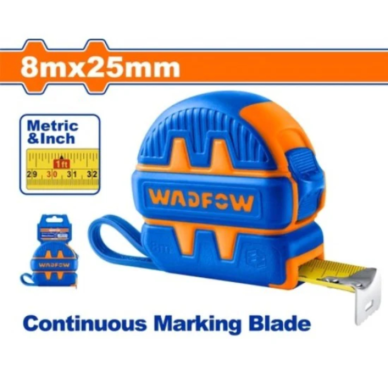 WADFOW Steel Measuring Meter Plastic 8m WMT1240