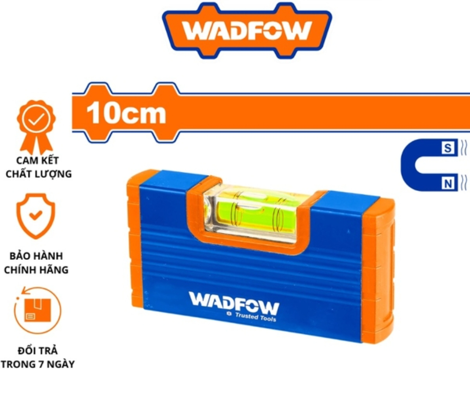 WADFOW Magnetic Mini Hand Level Plastic 10cm WSL0G20