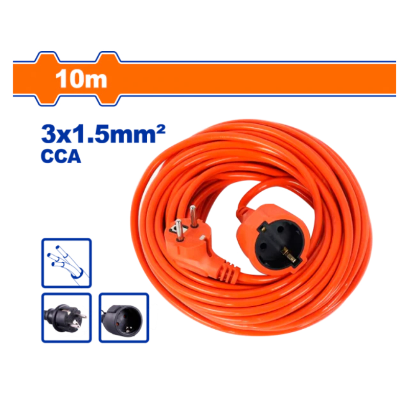 WADFOW Extension cord 10m House And Industrial Use WEJAG03