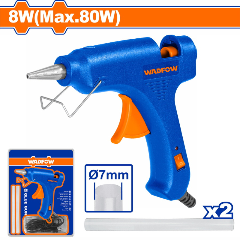 WADFOW Electric Glue GunHigh-Quality Plastic 80 Watt 250g WGL1603