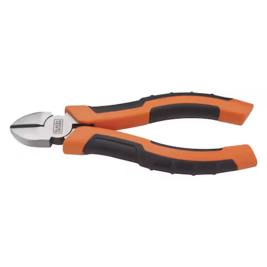 BLACK+DECKER Diagonal Cutting Pliers Carbon Steel 180mm BDHT81585