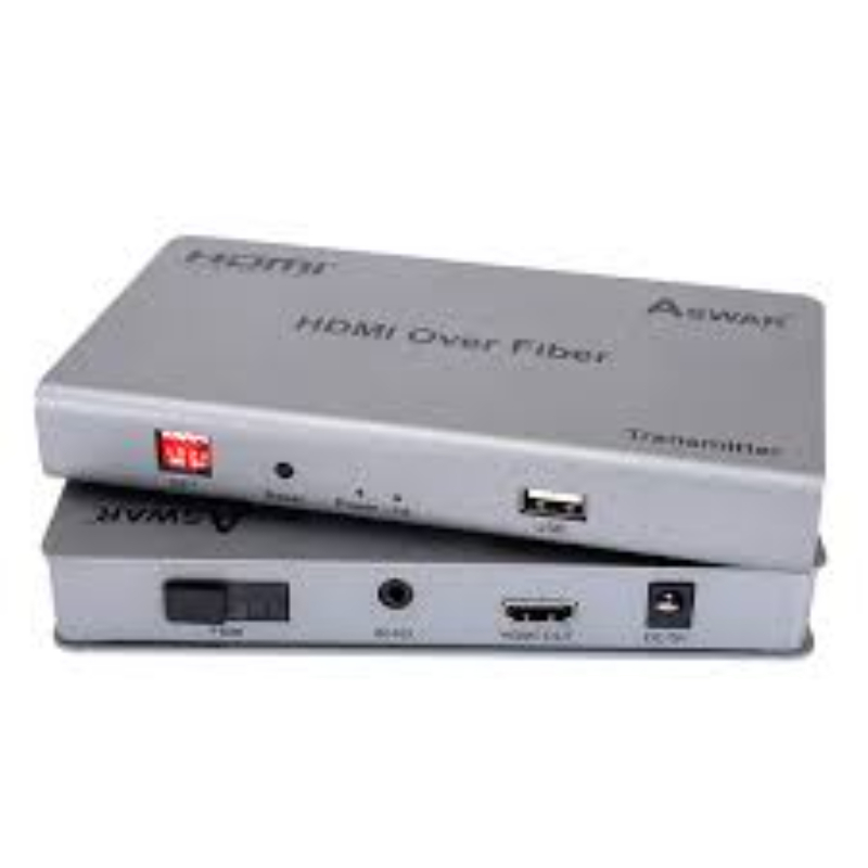 اسوار ناقل إشارة HDMI لمسافة 100 متر مع  بدقة HD 4K ضمان سنه AS-HDMI-KVM-4K