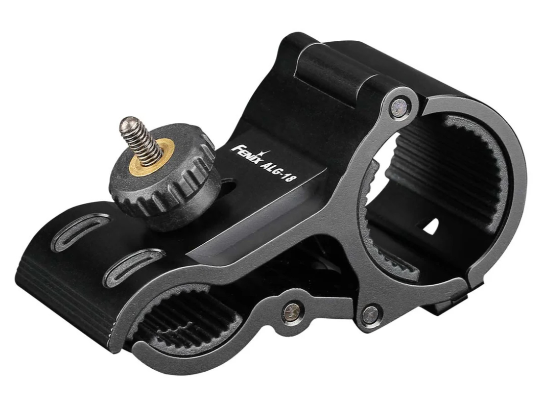 Fenix ALG-18 Helmet Mount Barrel Mount for Headlamps, 158mm Long, Adjustable, Durable and Compatible with Multiple Fenix Models, 6942870307954