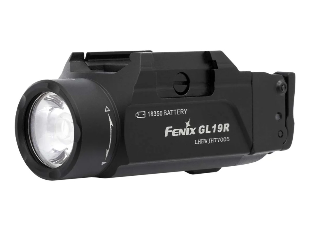 Fenix GL19R Rechargeable Tactical Pistol Light, 1200 Lumens, 210m Beam, USB-C Charging, 6942870308463