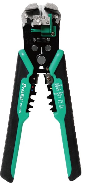 Pro'sKit Wire Stripper And Crimping Tool Steel With Crimping Capacity Of 0.5–6 mm² For Insulated And Non-Insulated Terminals. 8PK-371D