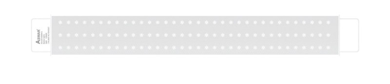 Aswar Profile LED Light 60cm Indoor and Outdoor 36W Off White 3000K AS-LED-B36W-A (3000K)