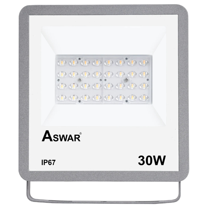 اسوار بروجكتر خارجي 30 واط بإضاءة بيضاء IP67 مضاد للماء والغبار AS-LED-F30-CW