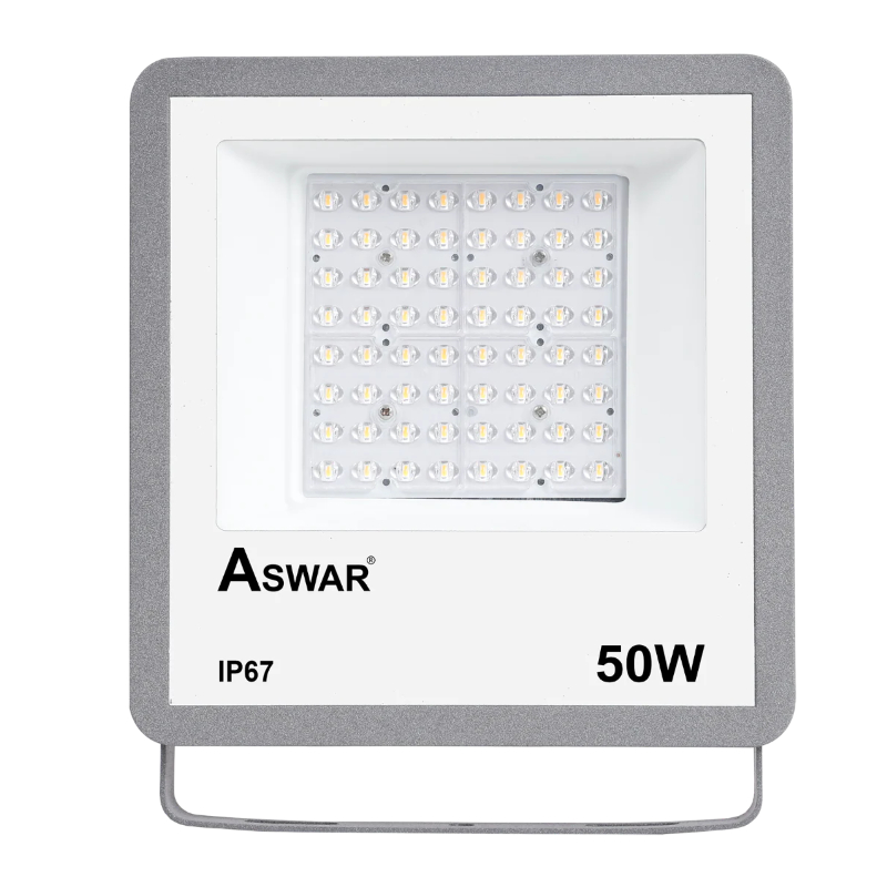 Aswar Outdoor Projector 50W Solar IP67 Waterproof and Dustproof AS-LED-F50-WW