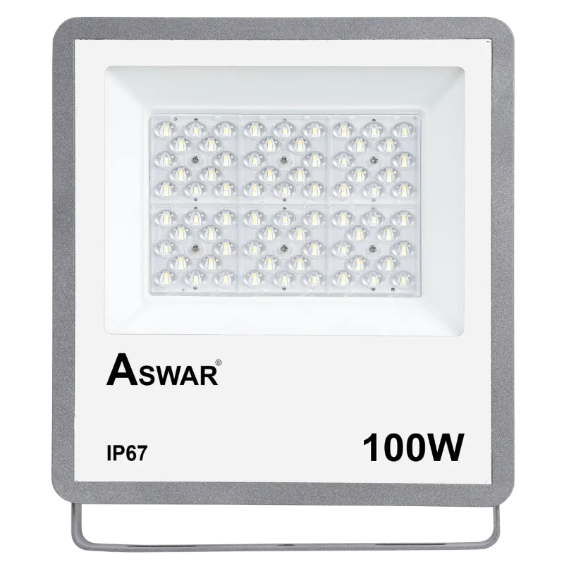 اسوار بروجكتر خارجي 100 واط بإضاءة بيضاء IP67 مضاد للماء والغبار AS-LED-F100-CW