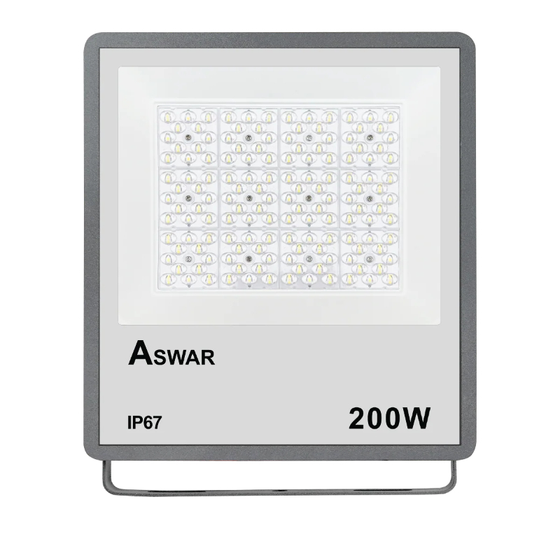 Aswar External Projector 200W White IP67 Waterproof and Dustproof AS-LED-FP200-CW