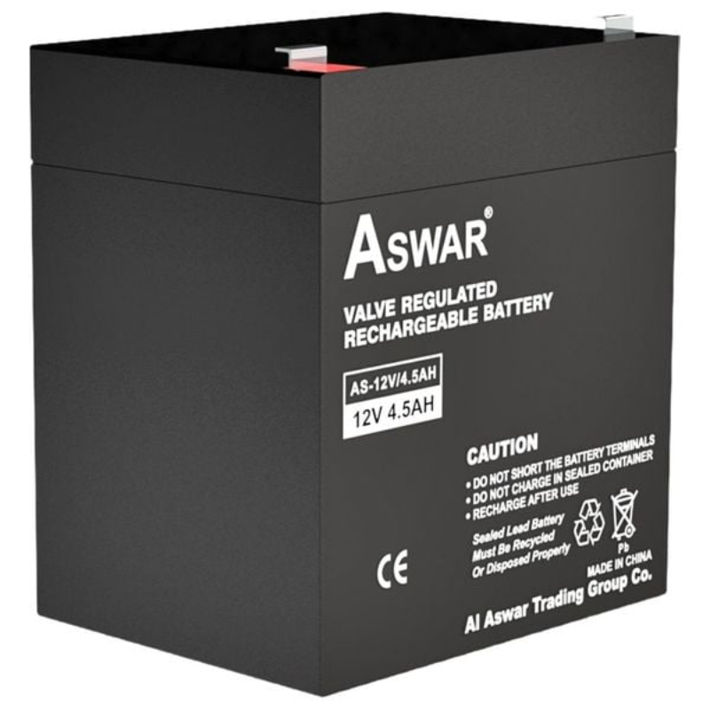 اسوار بطارية قابلة لاعادة الشحن 12 فولت 9 امبير AS-12V/9AH