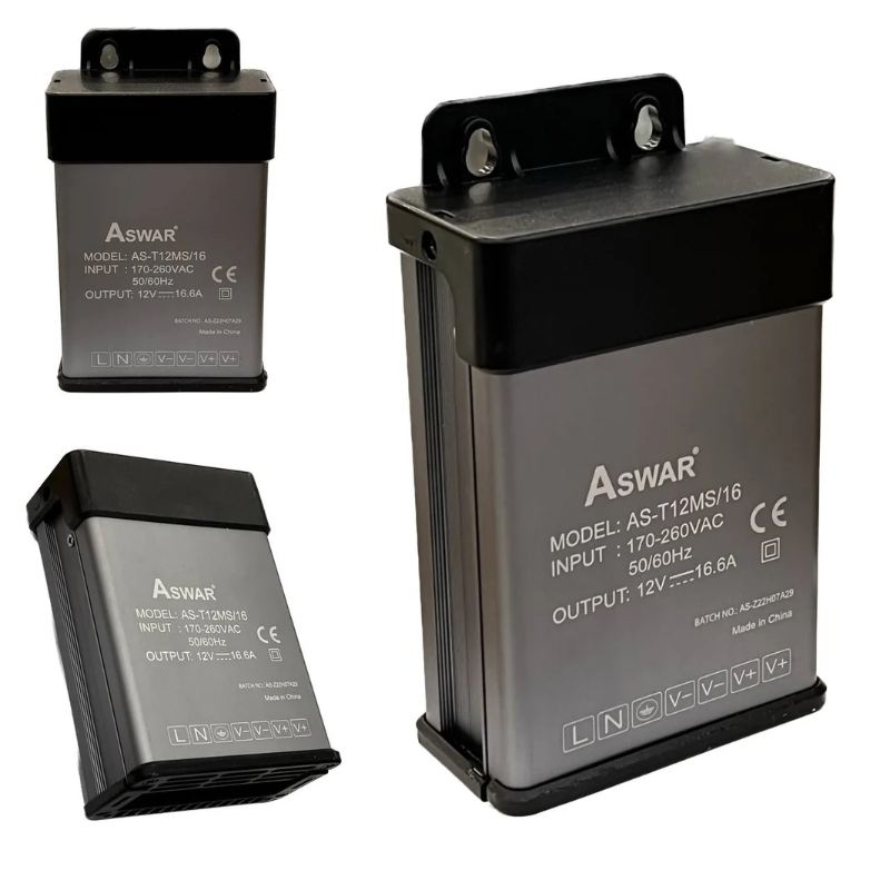اسوار مجهز طاقة خارجي مطري 16 امبير AS-T12MS/16