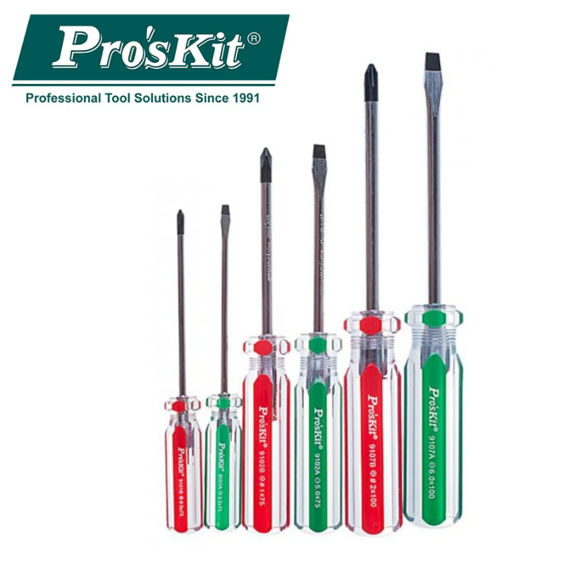 Pro'sKit Screwdriver Set 6pcs SW-9106