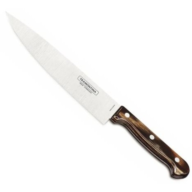 Tramontina Stainless Steel Knife With High Quality Sheet Metal Handle, 8 Inches 21131/098
