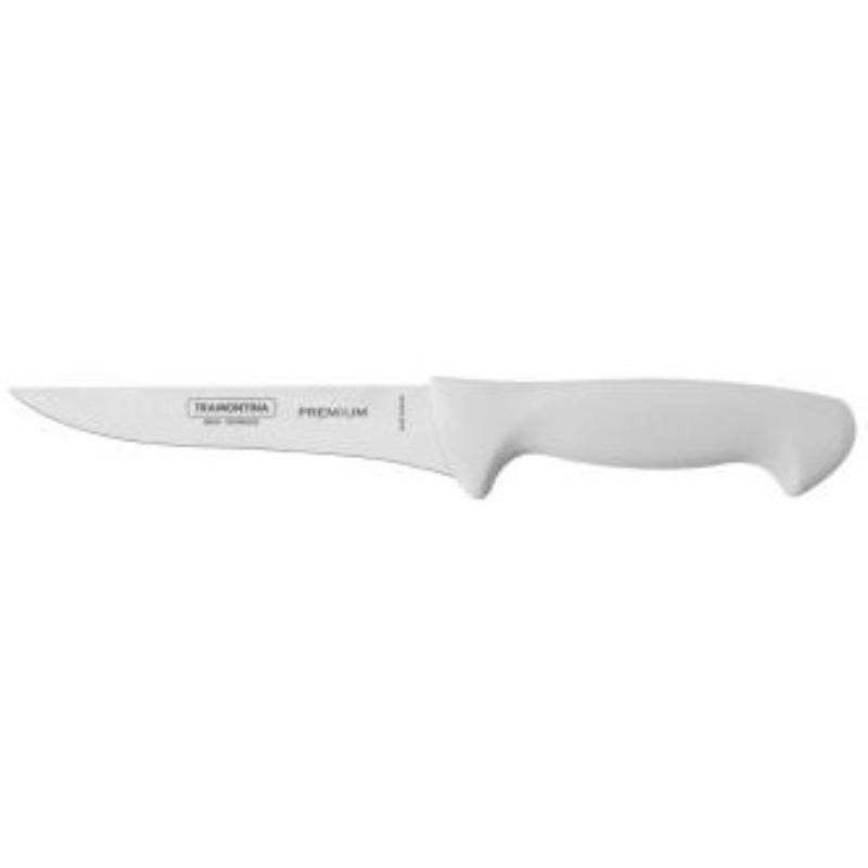 Tramontina Premium 5 Inch Stainless Steel Knife With White Polypropylene Handle 24471/185